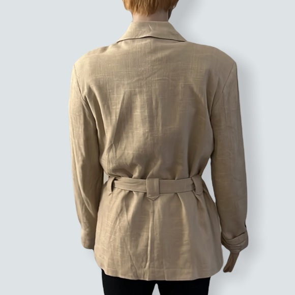SOYACONCEPT Beautiful Linen & Viscose Blend Blazer NWT - Picture 4 of 10